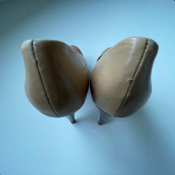 Guess Heels Platform Charming Tan Pumps - Light Nude Colour - Adreina2 Leather - Picture 14 of 16